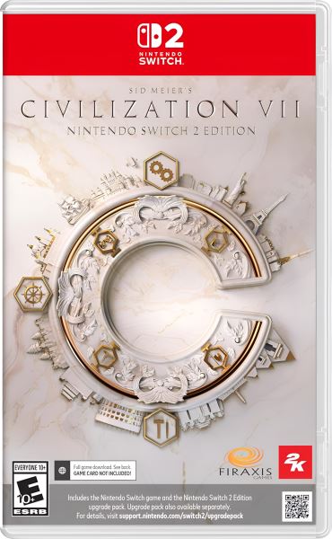 Физическая копия Civilization VII для Nintendo Switch 2 предложит код вместо картриджа